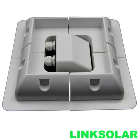 HEAVY DUTY SOLAR PANEL MOUNT KIT WITH CABLE Entry Solar bracket (WHITE/Black) - Ncharger,LINKSOLAR
