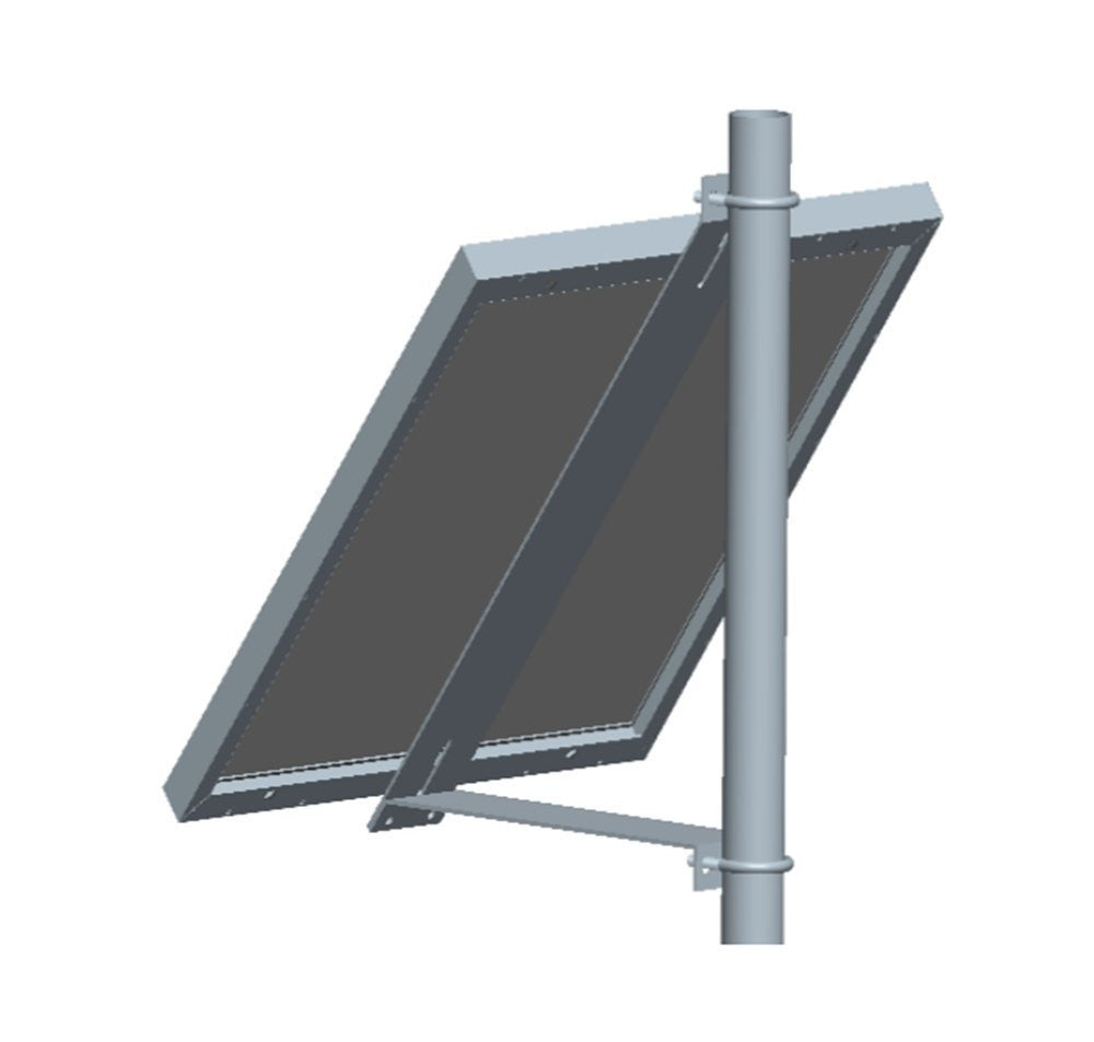 Universal Adjustable Solar Panel Mount - Fits 1 panel